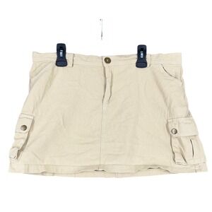 Princess Polly XXS Tan Cargo Micro Mini Short Skirt Utility Safari Grunge Punk